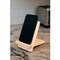 Basswood Smart Phone Stand, Ready to Paint, Woodburn and Personalize, Pack of 3 Pieces